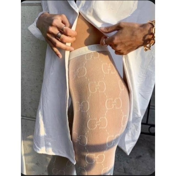 cream gucci tights